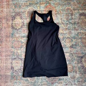 Girlfriend Collective Black Paloma Activewear Dress, sz M